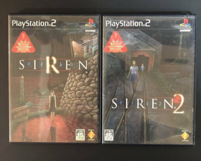 Lot 2 Siren 1 2 Set PS2 Sony Playstation 2 From Japan Tested 
