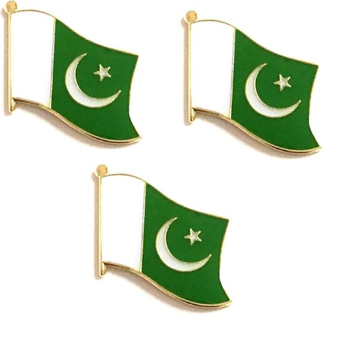 Pack of 3 International Flag Lapel, Tie and Hat Pins - Picture 250 of 391