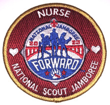 2023 Nurse Medical JST Staff Round Patch National Scout Jamboree MINT