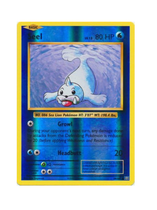 Pokemon - 28/108 - Seel  - Reverse Holo - Evolutions  - NM/M