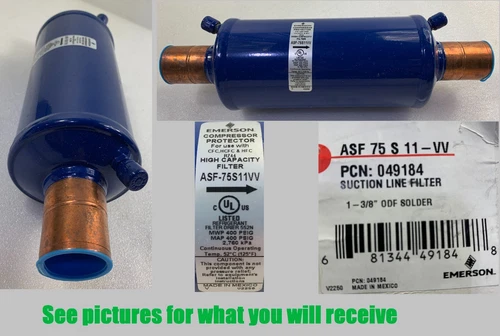 Emerson Hermetic Suction Line Filter 🔵 ASF 75 S 11-VV  049184