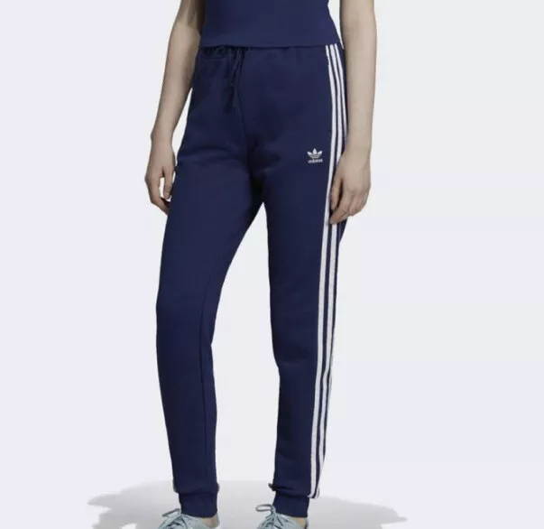 ADIDAS WOMENS REGULAR TRACK PANT CUF DV2588 Size S Navy Blue