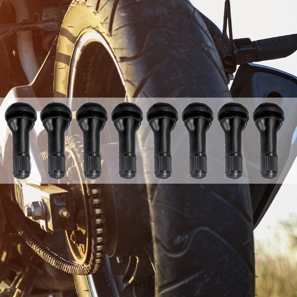 UK TR413 Snapin Rubber Tubeless Tire Tyre Valve Stems for ATV Car
