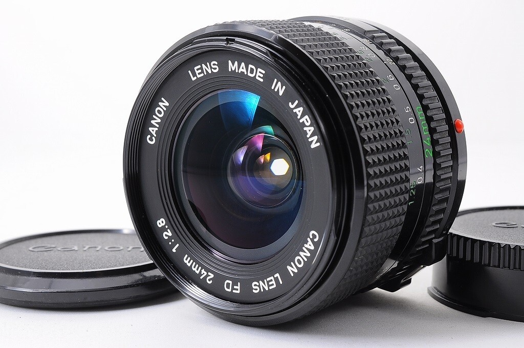 NEAR MINT＋】CANON NEW FD NFD 24mm F/2.8 MF Wide Angle Lens