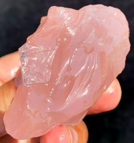 155.2g TOP!!! Natural Gemstone Rose Quartz Ice Transparent Collectables ia7944 - Imagen 5 de 14