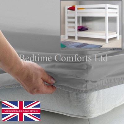 BUNK BED or SMALL SINGLE BED Fitted Sheet OVER 20 COLOURS (30