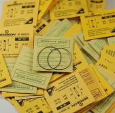 2x BERGEON GASKETS 0 rings rubber seal watches QUALITY watch washers battery SML