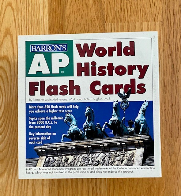 Barron�s AP World History Flash Cards eBay