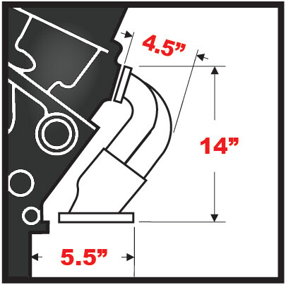 Hedman 78076 Silver Mid-Length Exhaust Header for 66-74 Mopar B-Body E-Body - Bild 2 von 4