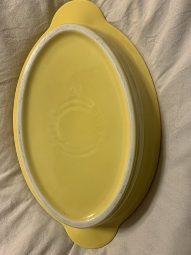 Fiestaware EINZELN gelber AUFLAUF OVALE SCHÜSSEL 9 1/2 X 5 14 - Bild 2 von 2