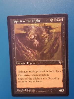 cards that make it night mtg MTG Spirit of the Night Mirage Regular Rare