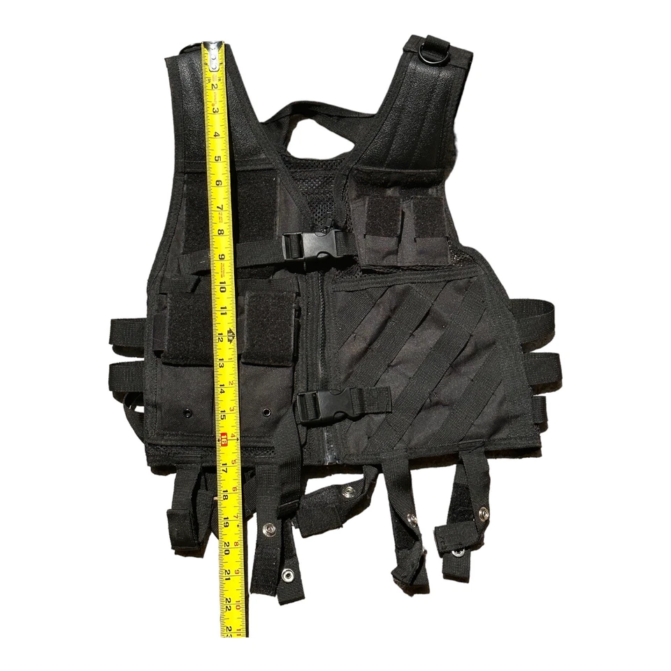 Outdoor Hiking Adventure Tactical Amphibious Field Multi-function Vest Sz Small - Image 4 of 4
