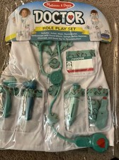 Melissa  Doug Costume Doctor Role Play Set 4839 Dress-Up Doctor Ages 3-6 Yrs