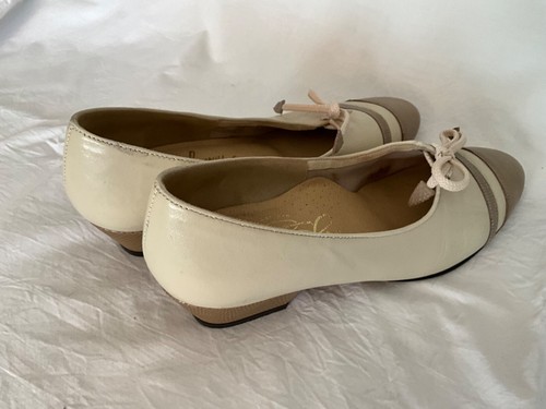 JOHANSEN VINTAGE WOMENS SHOES SIZE 6 D/2A FLAT CREAM - Picture 8 of 8