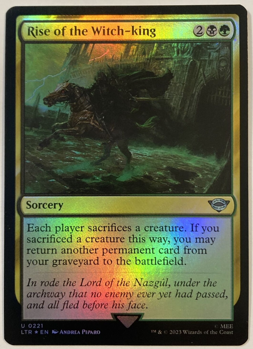 MTG Rise of the Witch-king *FOIL* The Lord of the Rings 0221 NM | eBay