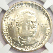 1948-D BTW Booker T Washington Half Dollar 50C - NGC MS67+ Plus Grade - Top Pop!