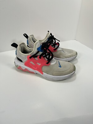 React Presto GS 'White Hyper Pink Size 4y FREE SHIPPING