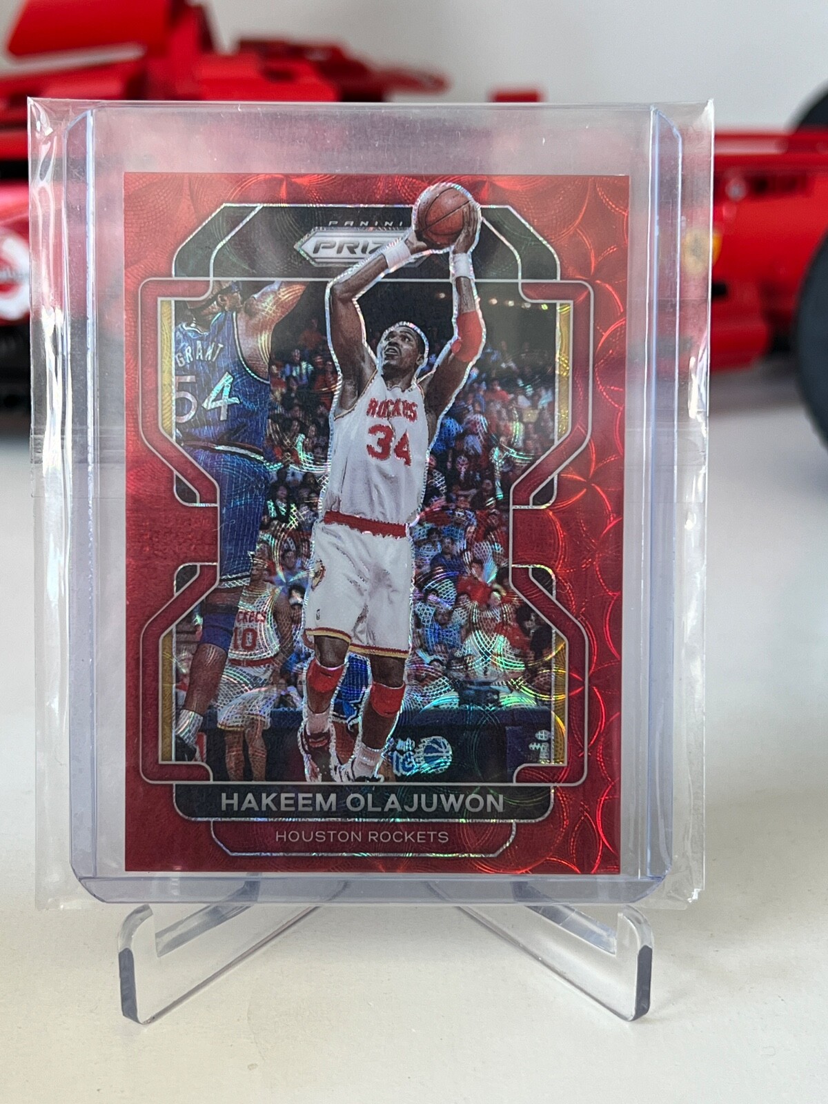 2021-22 Panini Prizm - Hakeem Olajuwon #265 Red Choice Prizm /88
