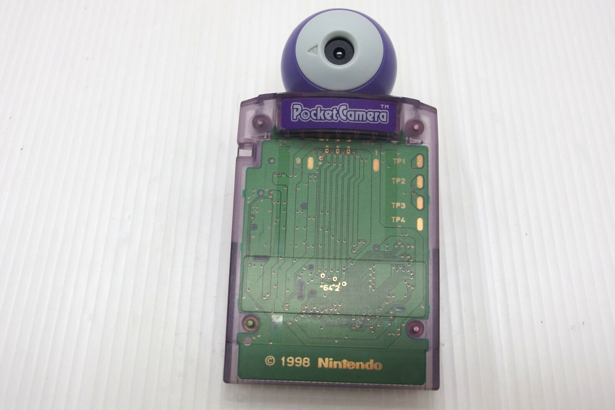 Gameboy Pocket Camera Clear Purple Cart official Nintendo