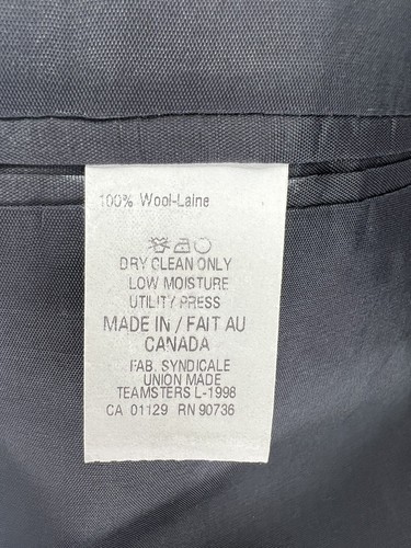 Ralph Ralph Lauren RRL Blazer Mens 40R Black Pinstripe 3 Button Suit Jacket - 第 13/14 張圖片