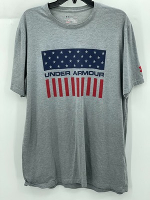 Under Armour Mens Large T-Shirt Gray 