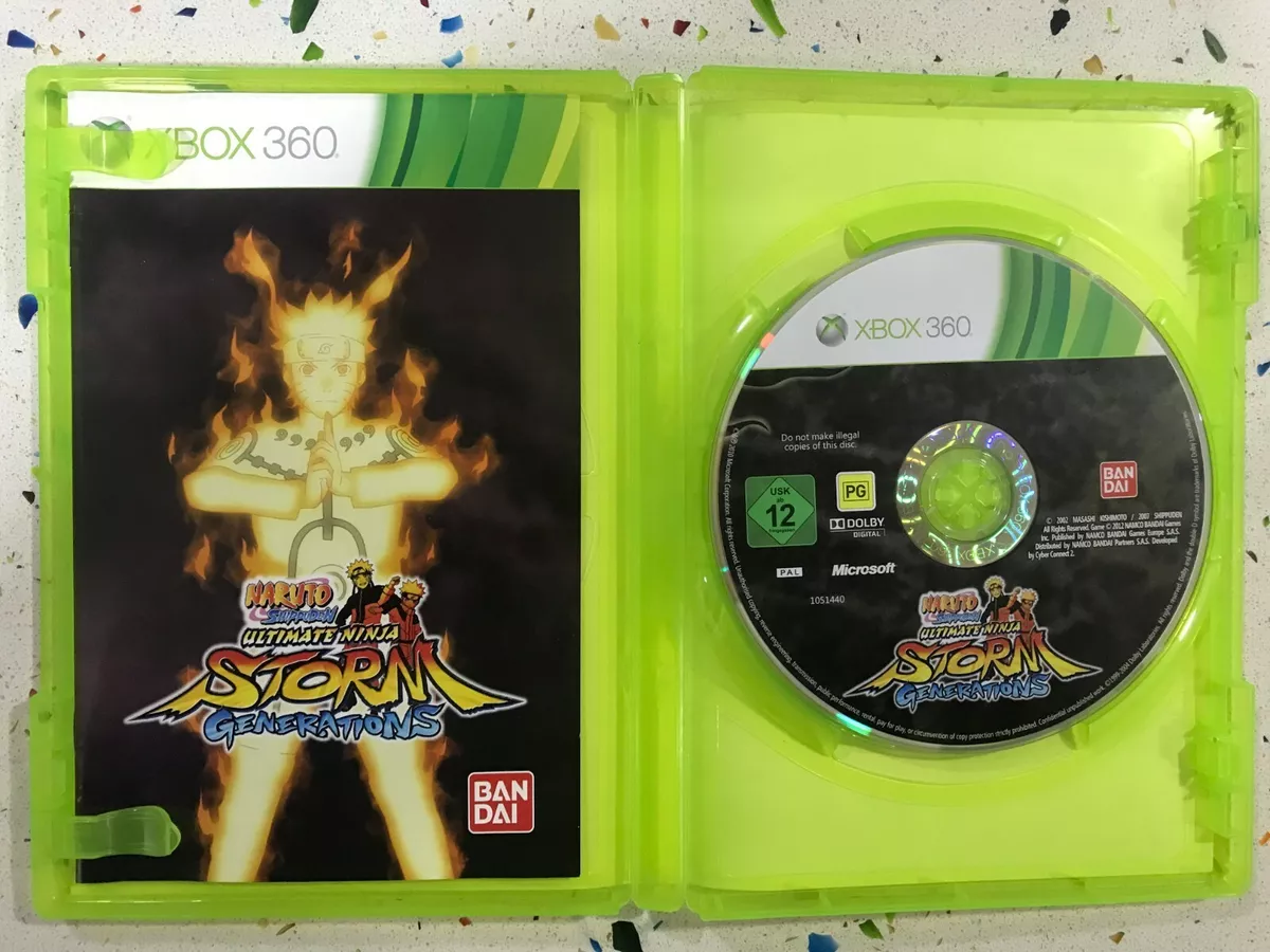 Jogo Naruto Shippuden: Ultimate Ninja Storm Generations - Xbox 360 Original  (Usado)