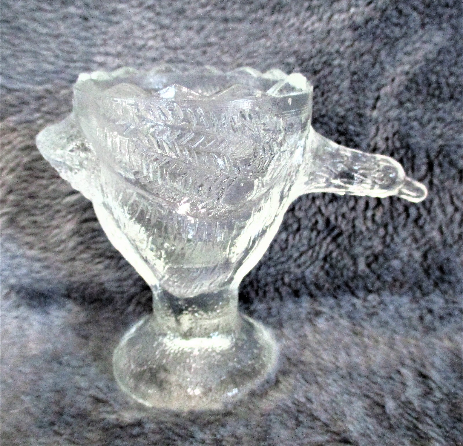 Set of 4 Vintage Clear Glass Bird Egg Cup Holders Made in France. eBay