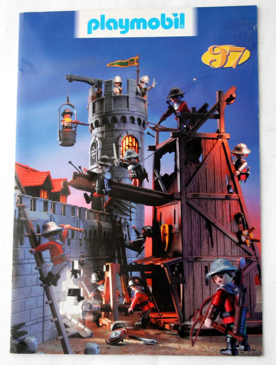 VERY RARE VINTAGE 1997 GREEK PLAYMOBIL CATALOG FORT GLORY INDIANS