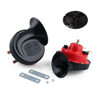 Loud Dual-tone Snail Electric Air Horn 105 dB Car SUV Truck Auto Accessory 2Pcs