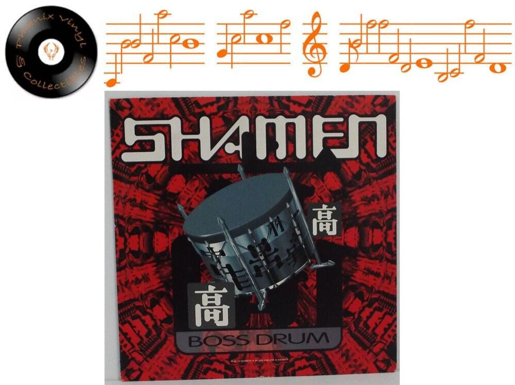 The Shamen Boss Drum 12” Single A1 B1 Pressing - EX