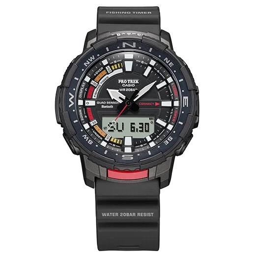 Casio Mens Pro Trek Bluetooth Connected Titanium India