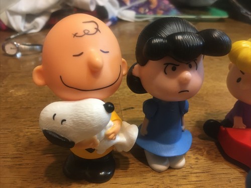 McDonalds Peanuts Movie Toys Lot of 6 Snoopy Charlie Brown Woodstock 2015 - Picture 2 of 5