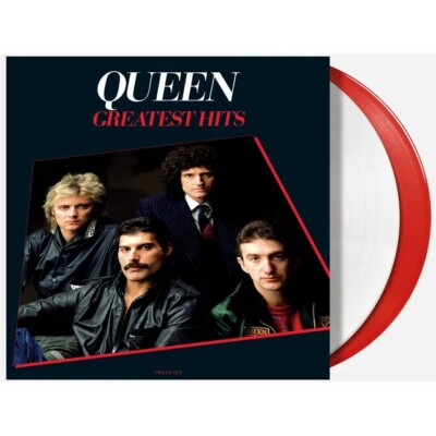 Queen Greatest Hits Vinyl 2xLP US-Import rot/weiß Vinyl limitierte Auflage NEU