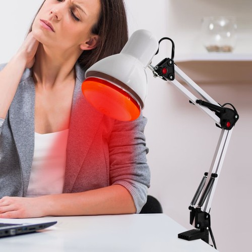 360° Infrarot-Lampe Rotlicht-Strahler Infrarot-Lichttherapie Therapielampe 150W - Bild 3 von 18