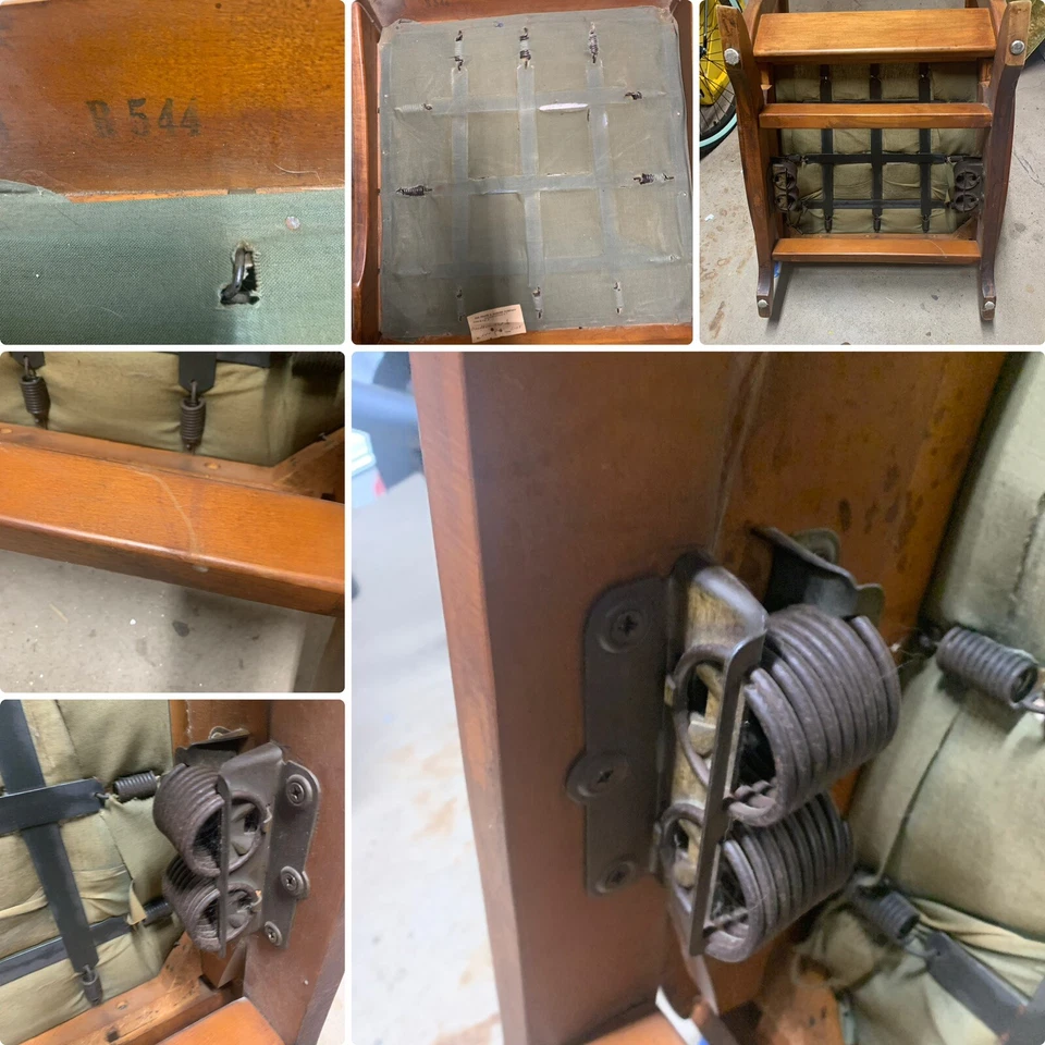 Mecedora antigua The Frank S Harden Company RECOGIDA LOCAL Foto 4 de 4