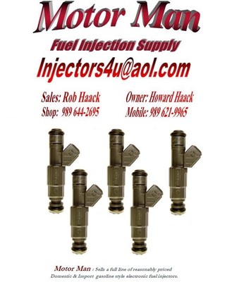 Motor Man - Bosch Fuel Injector Set of 5 0280155702 35077080 Volvo