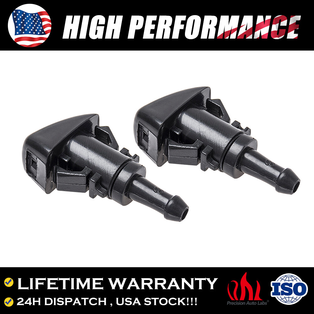 2X Windshield Washer Wiper Fluid Spray Nozzle for Chrysler 300 US Ship