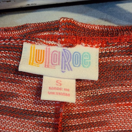 LuLaRoe Sm Brick Space Sleeveless Duster - Picture 4 of 10