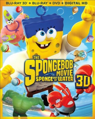 The spongebob Movie: Sponge Out of Water (3D Blu-ray, 2015)