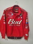 Dale Earnhardt Jr. Nascar Chase Twill Budweiser Men's Jacket Mens Medium New!