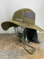 Vintage Columbia Sage Sun Hat Trail Camping Travel Fishing Sage O/S Unisex EUC