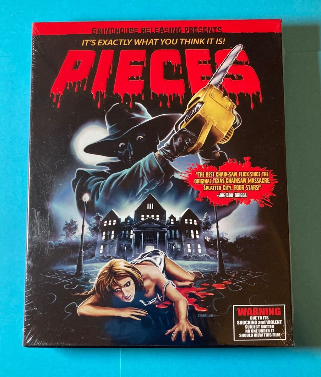 Pieces (1982) 3-Disc Deluxe Blu-Ray (Grindhouse Releasing) Brand 