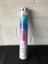 PRIVATE LISTING 2 x Baby Boy Gender Reveal 30cm Cannon Blue Powder Celebration