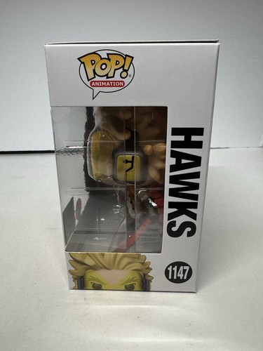 Funko Pop! My Hero Academia Hawks #1147 (Flocked) (Chalice Exc) Vinyl Figure - Picture 2 of 6