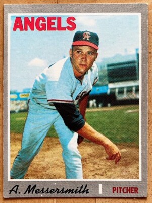 1970 Topps Baseball #430 Andy Messersmith Angels( NM-MT)Sharp Vintage One Owner 