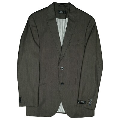 Digel Elbano men's jacket sport coat blazer business suit wedding 102 gray striped