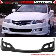 Fits 06-08 Acura TSX OE Factory Style Unpainted Front Bumper Lip Spoiler - PU