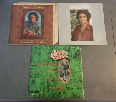 JOB LOT OF 3 X Gilbert O'Sullivan LPS BACK TO FRONT I'M A WRITER A STRANGER IN