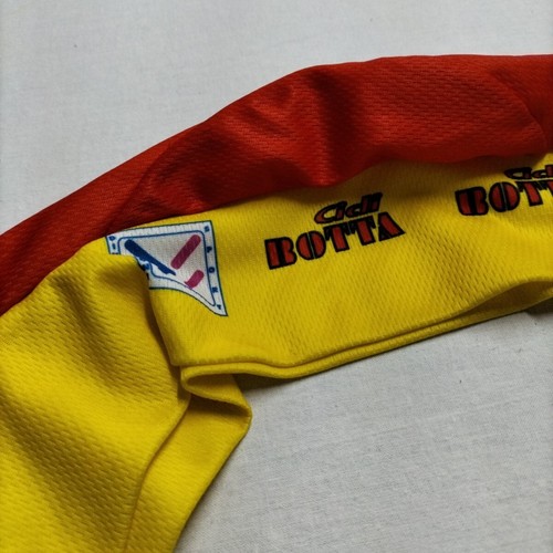 Bandana Sottocasco Ciclismo Bici Da Corsa Cicli Botta Giallo Rosso - Foto 4 di 6