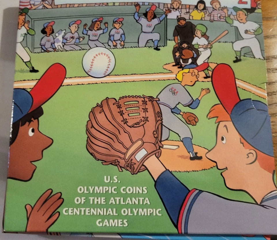 1995-1996 Atlanta Olympic Games Young Collector's Set Series w/box - Image 4 of 4